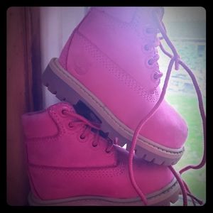 Pink timberlands